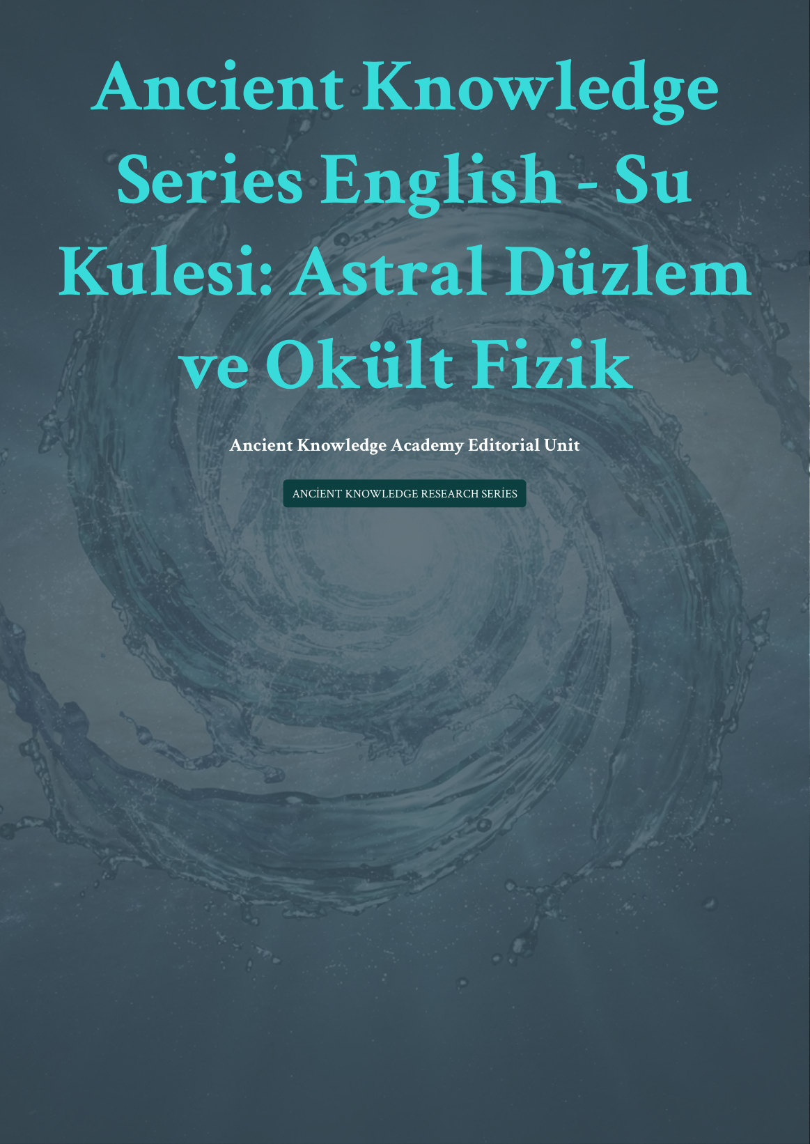 Su Kulesi: Astral Düzlem ve Okült Fizik first page thumbnail
